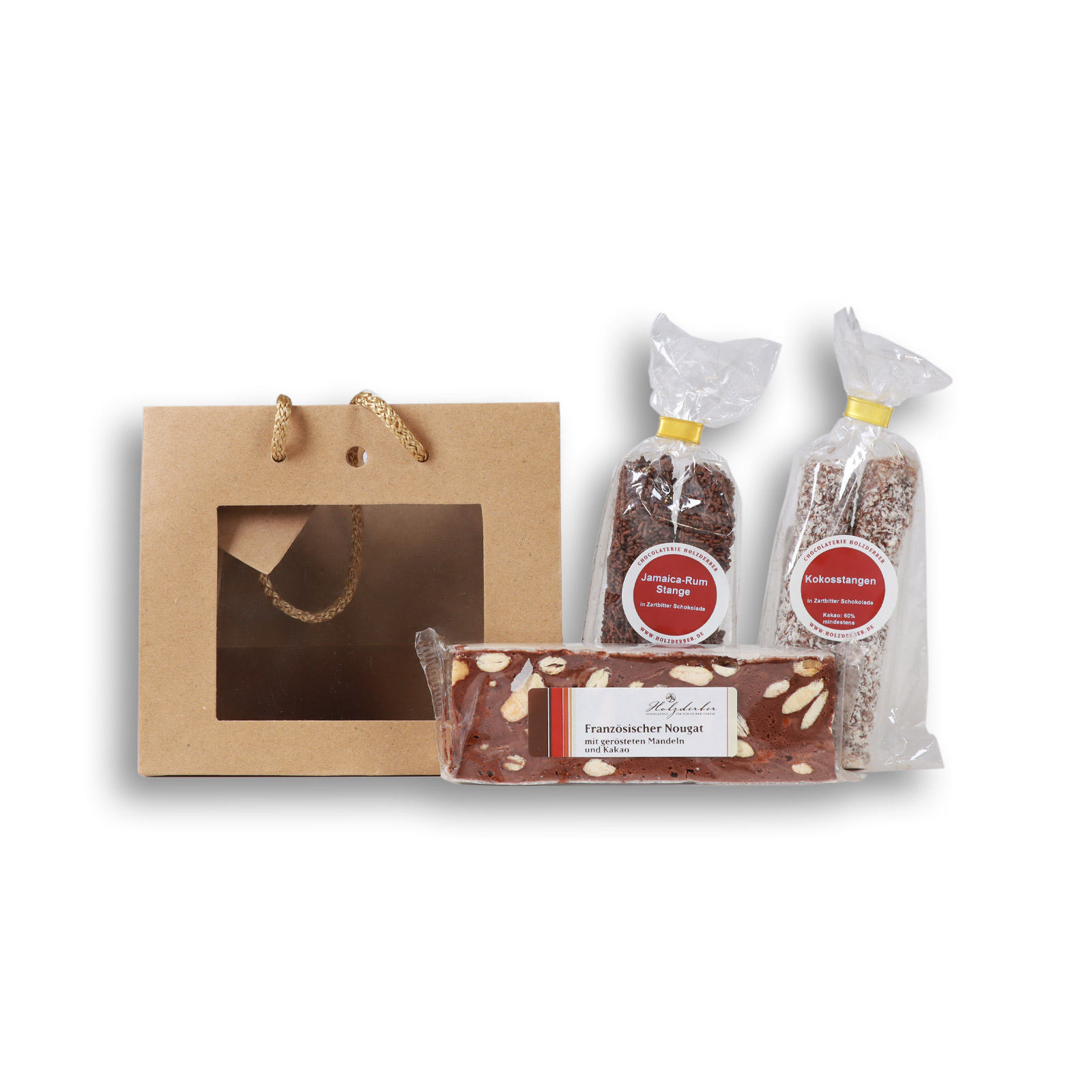 Die süße Tüte Frontansicht Produkte ausgepackt