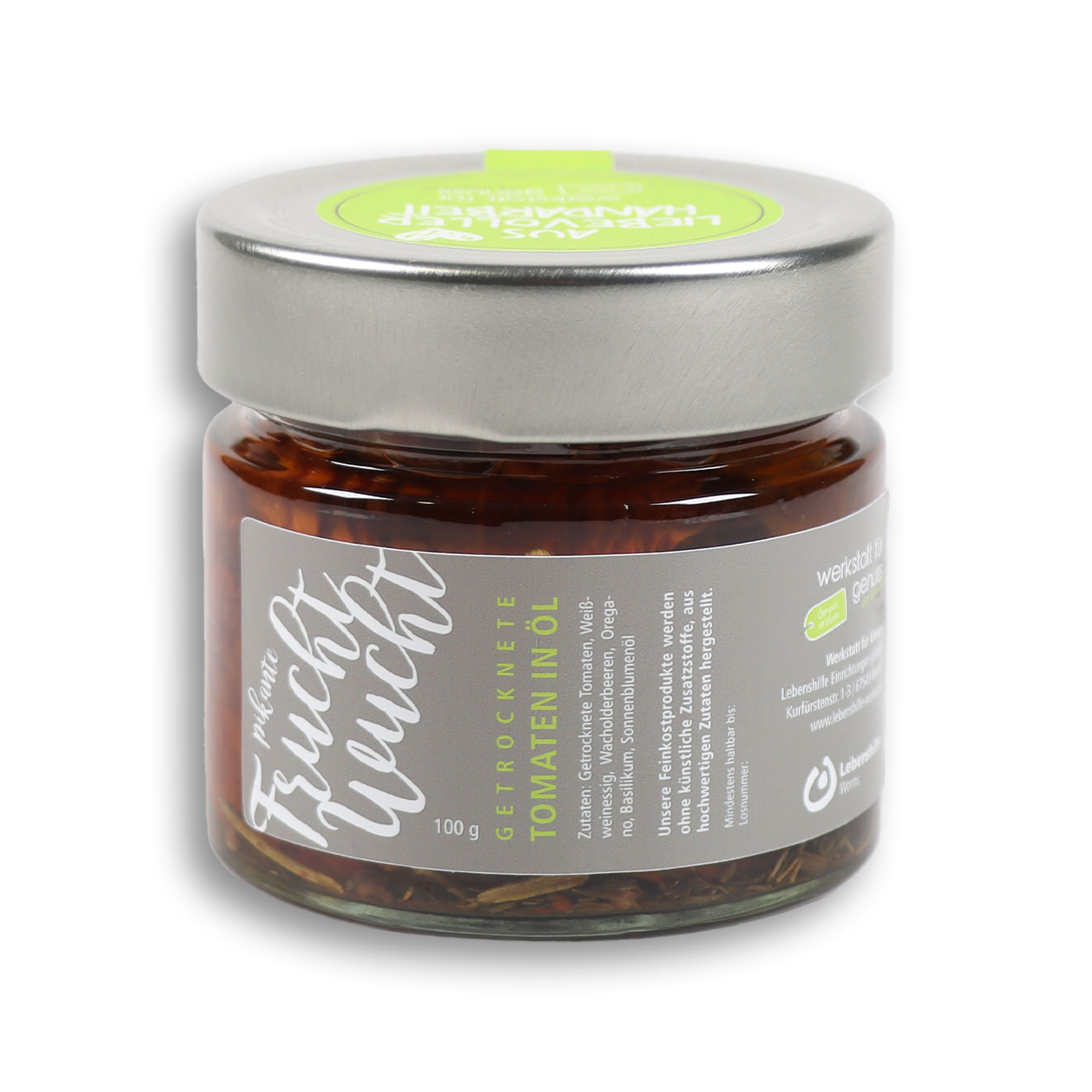 Die getrockneten Tomaten in Öl aus der Werkstatt für Genuss