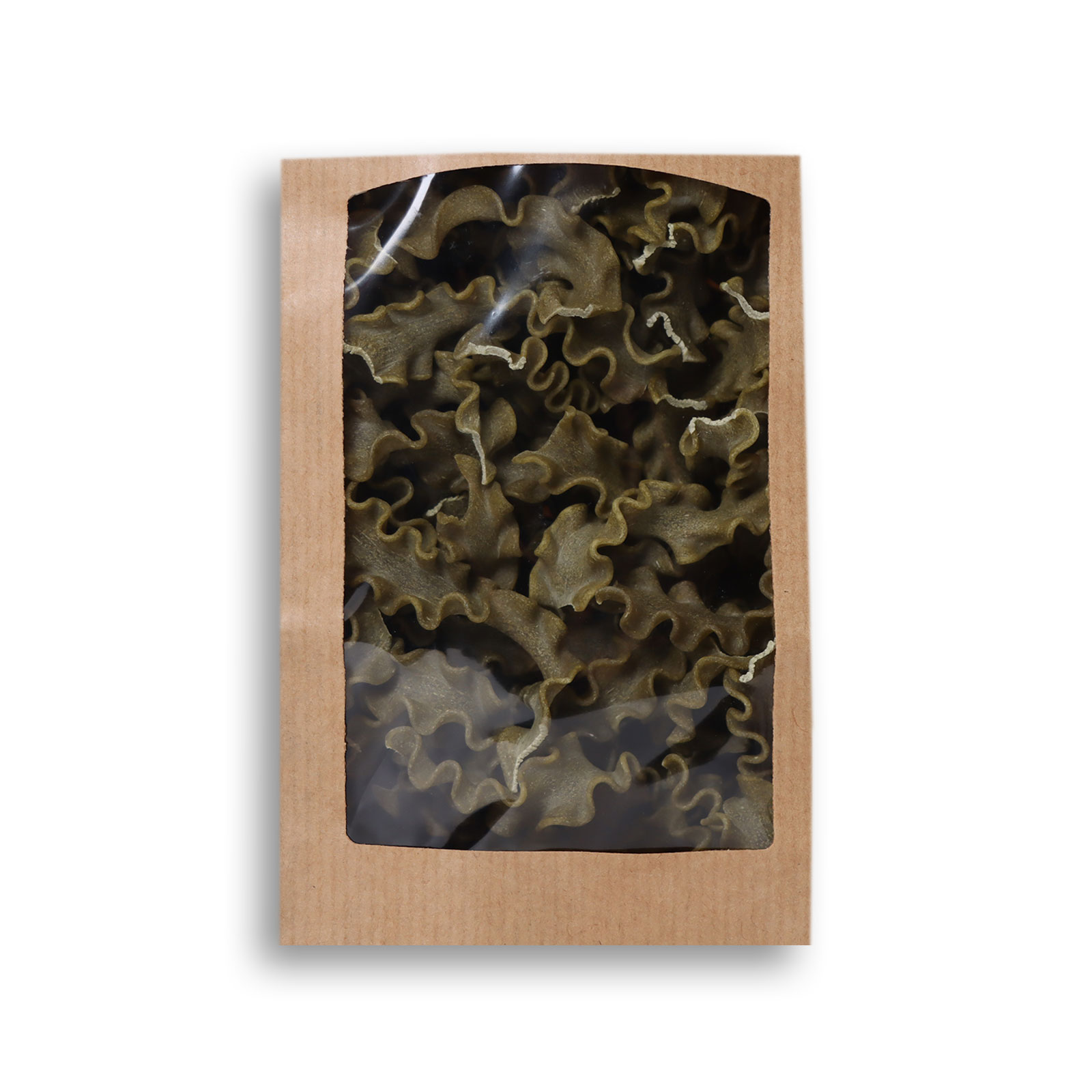 Ansicht auf die Engelslocken mit Spinat