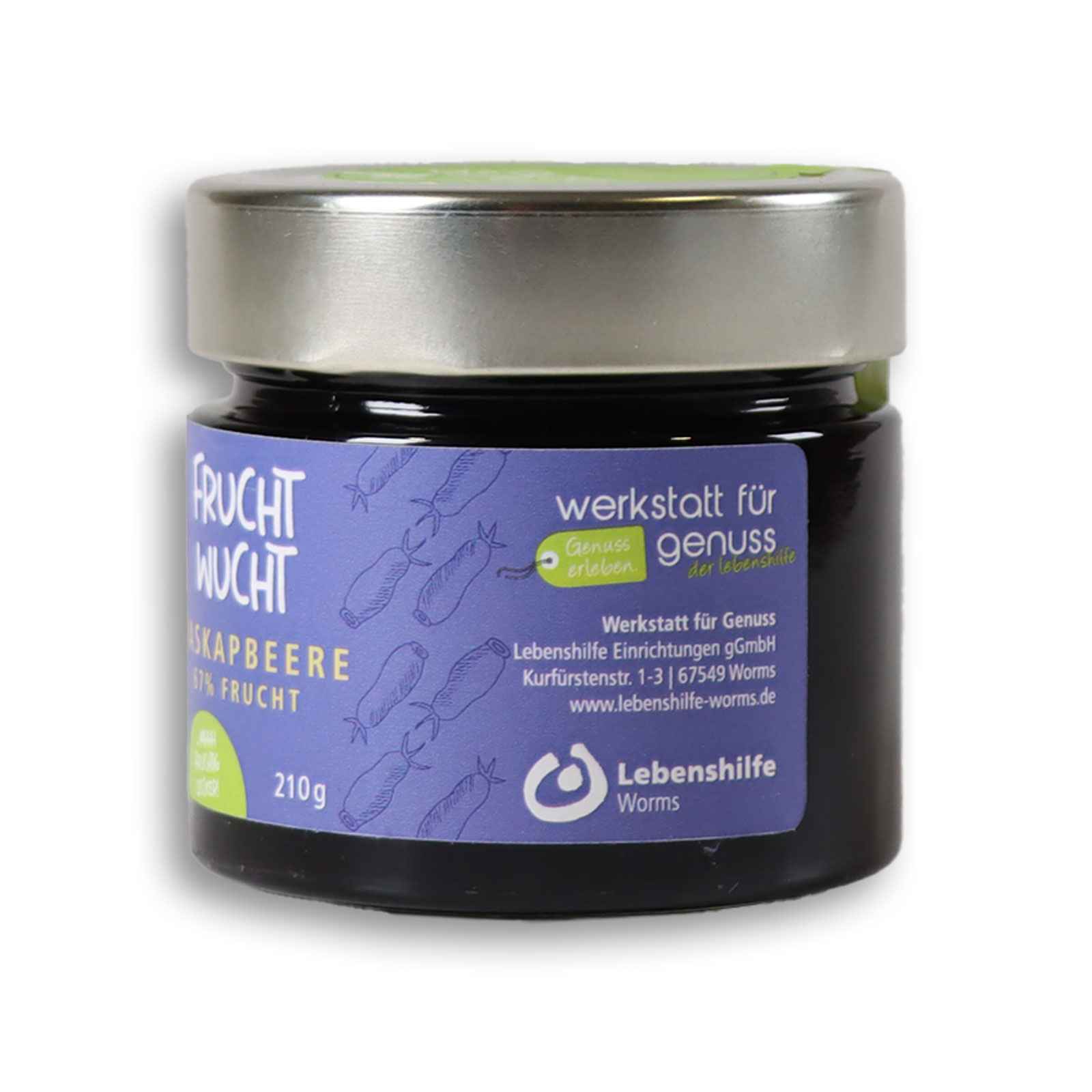 Ansicht auf den Hersteller des Haskapbeeren Fruchtaufstrich, Werkstatt für Genuss