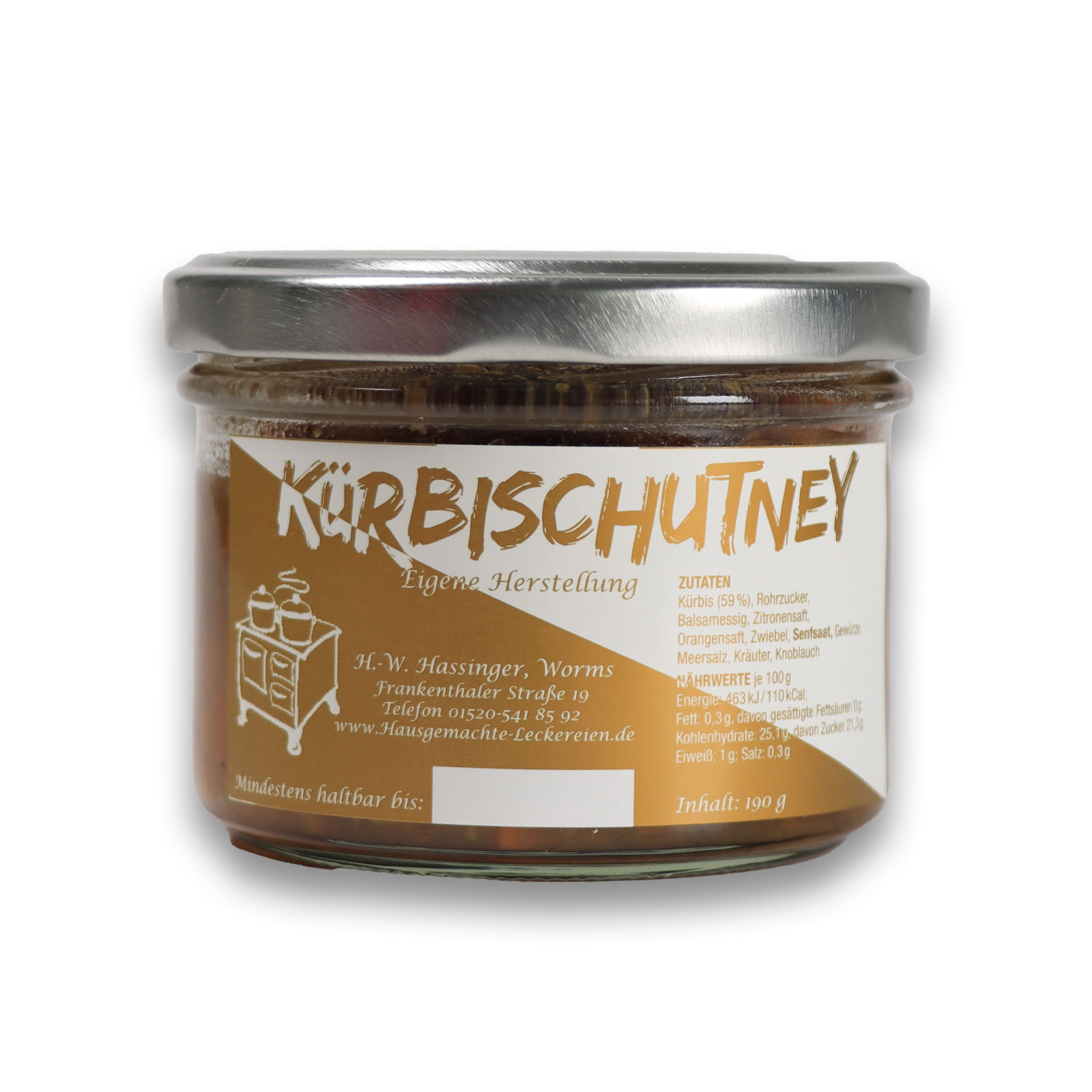 Hausgemachte Leckereien Worms Kürbischutney Chutney