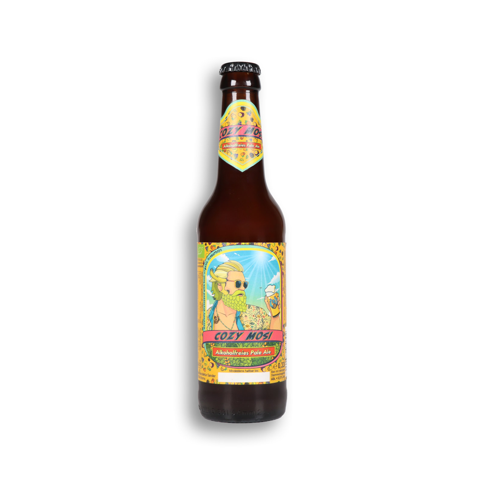 Cozy Mosi Alkoholfreies Pale Ale Frontansicht