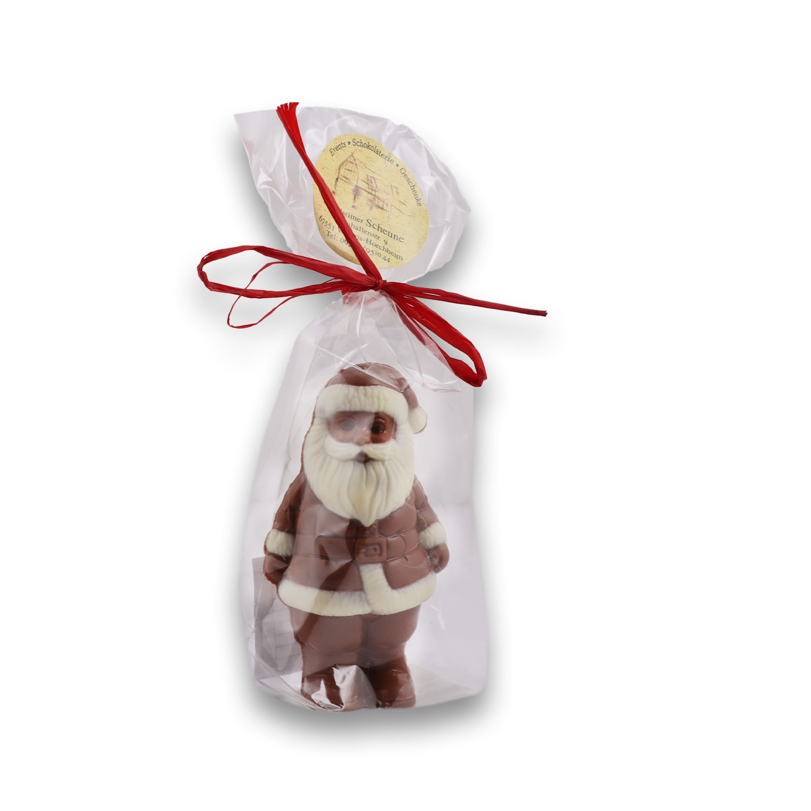 Kleiner Weihnachtsmann aus Vollmilch von der Horchheimer Scheune