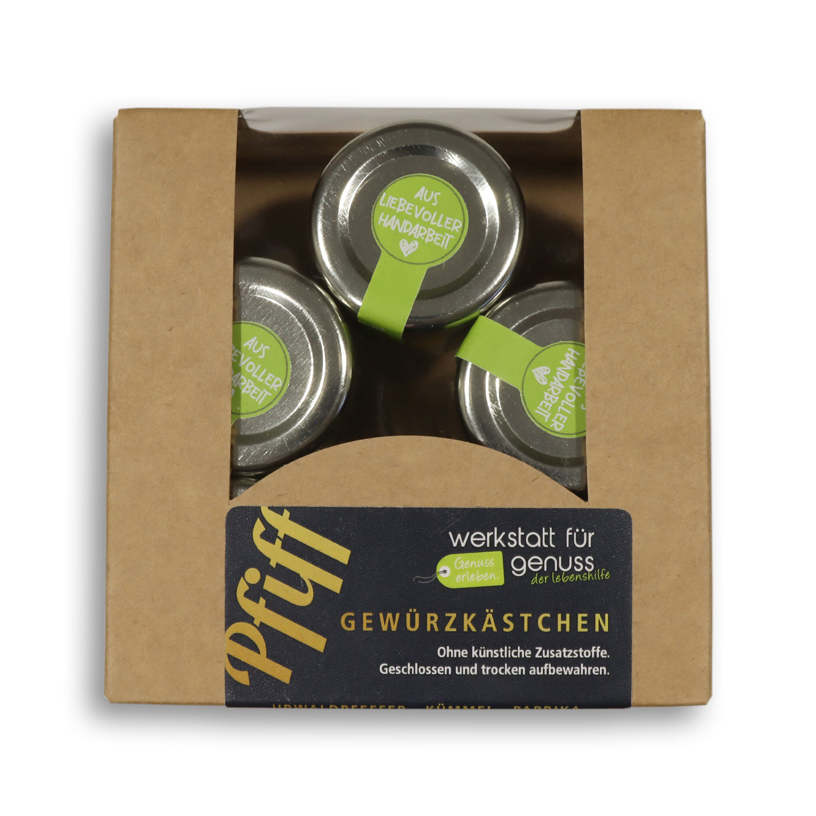 Gewürzkästchen ohne künstliche Zusatzstoffe