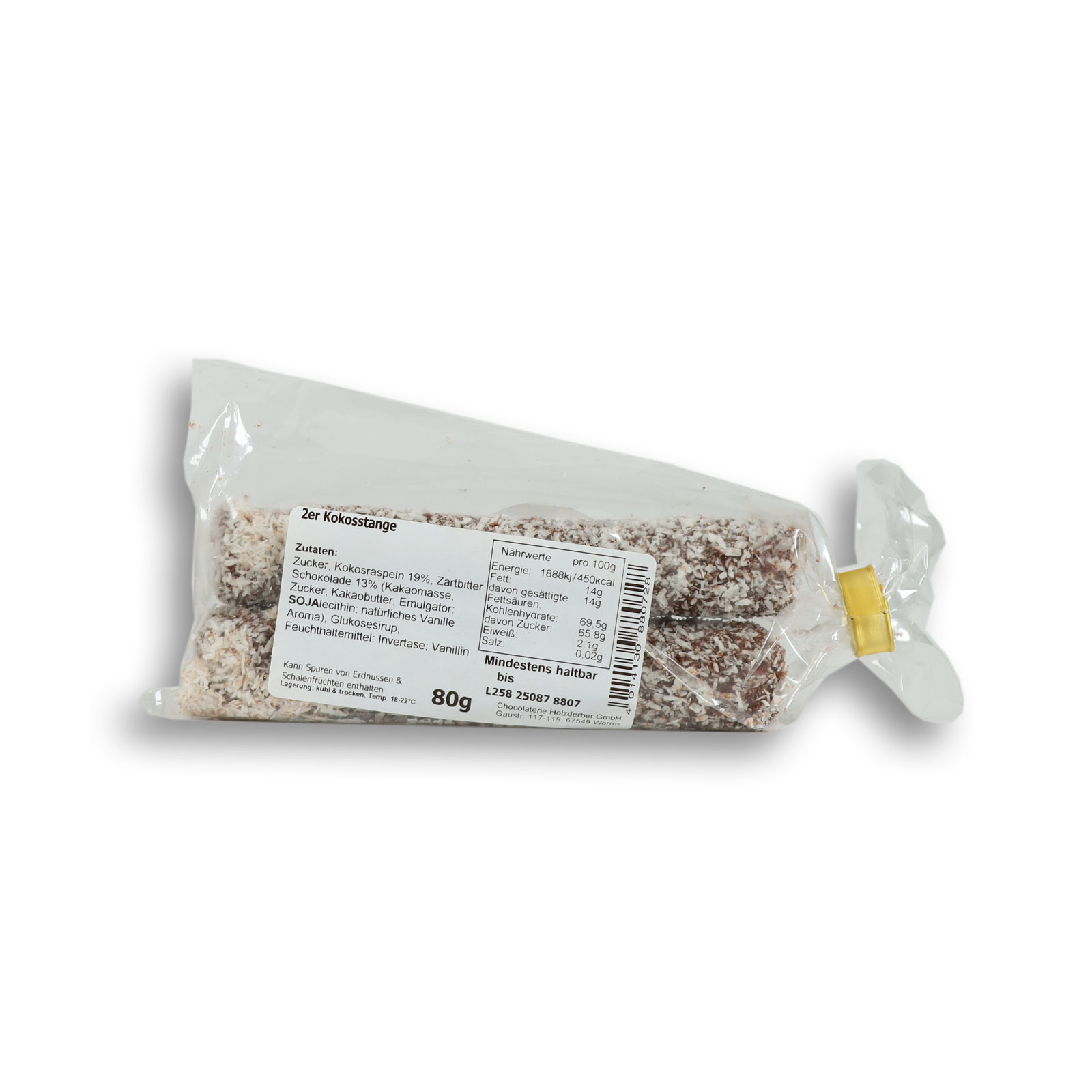 Kokosstange liegend von hinten