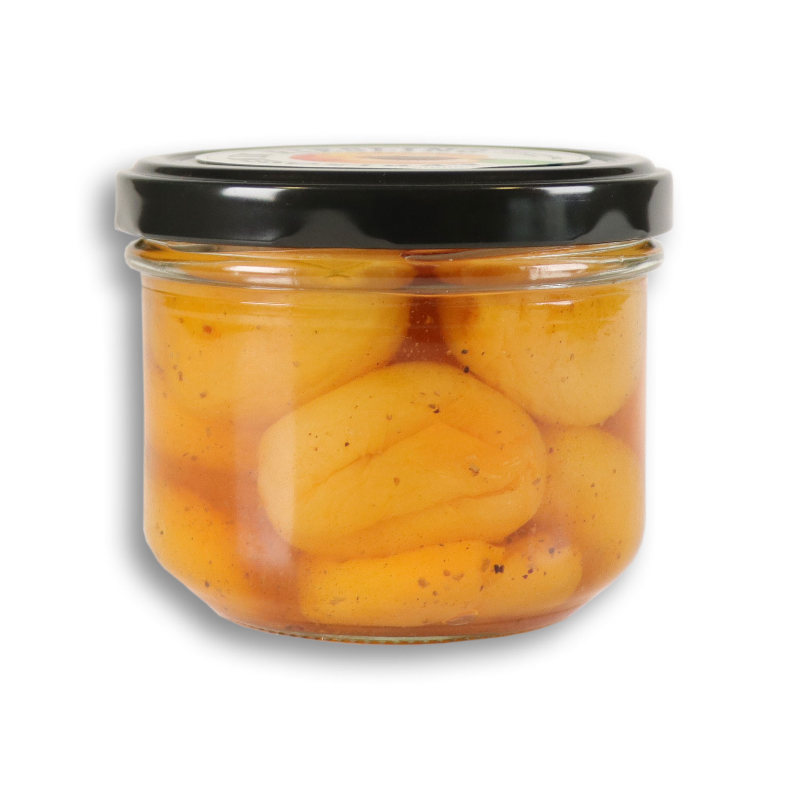 Aprikosen in Riesling von der Seite