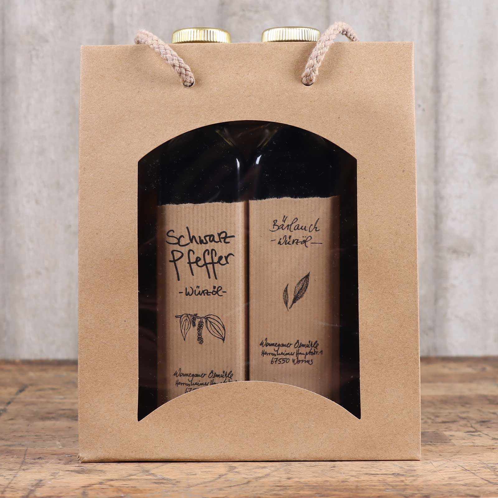 Die Würzöle sind in der Präsenttragetasche als Ambientebild