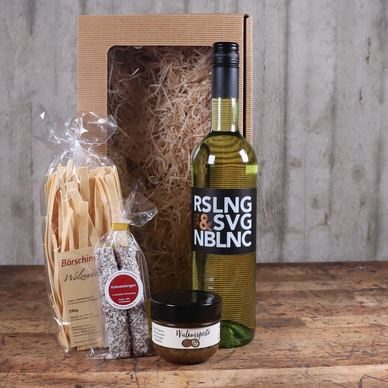 Die Rheinhessenbox vor dem Ambientehintergrund