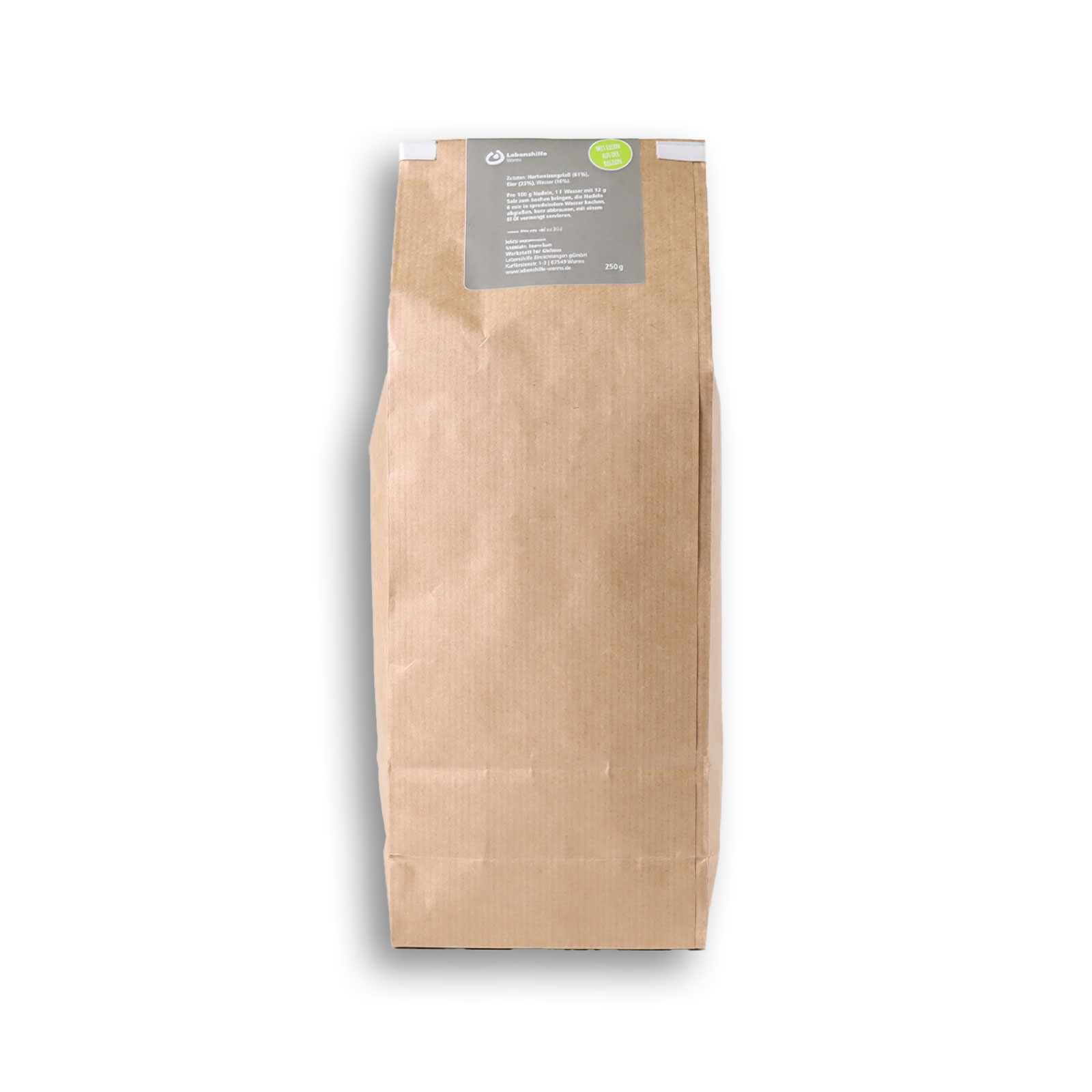 Die Engelslocken natur mit Sicht auf den Hersteller