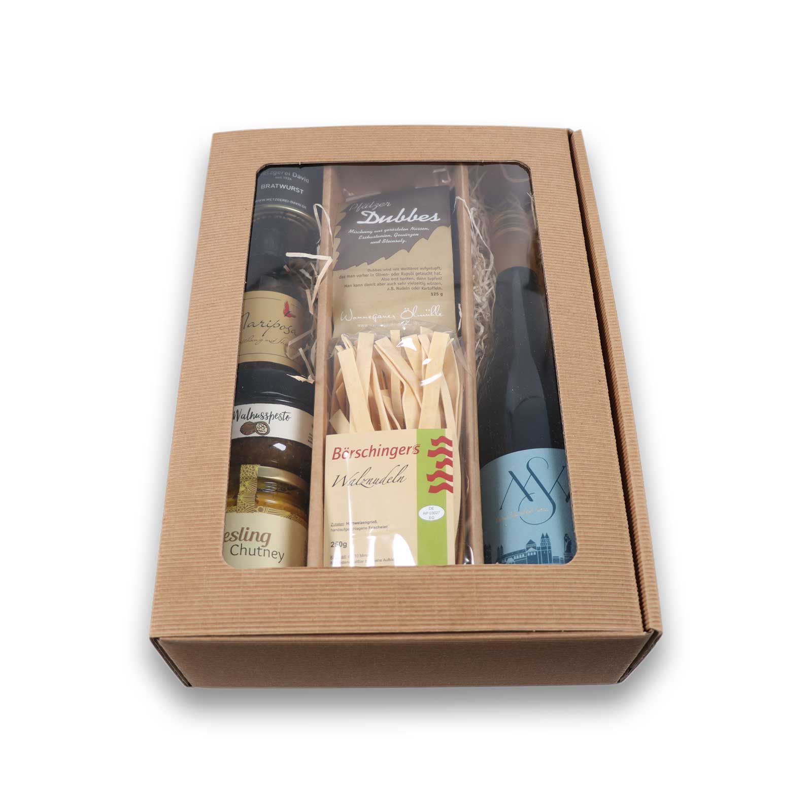 Wormser Box mit Feinkostprodukten aus der Region Worms