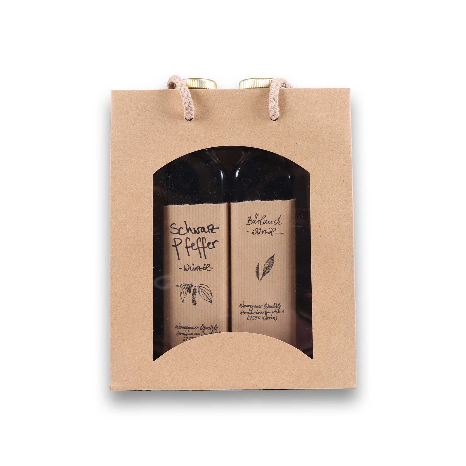 Beide Würzöle befinden sich in einer Präsenttragetasche