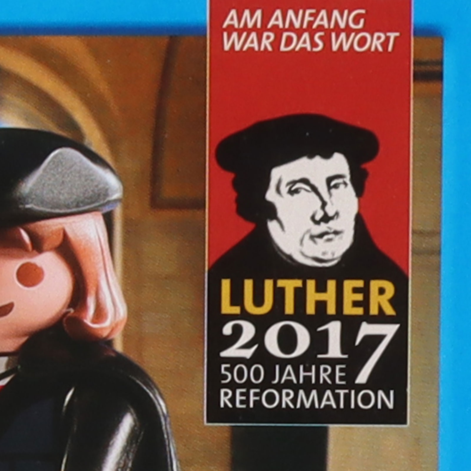 Detaillierte Ansicht  der Erinnerung an die 500 Jahre zurückliegende Reformation von Martin Luther