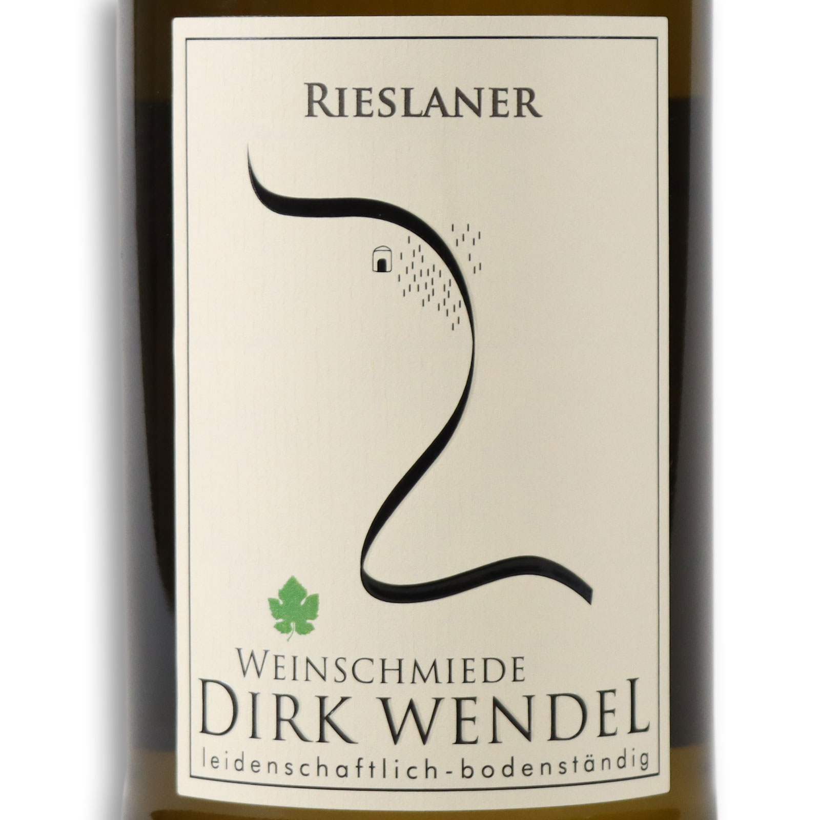 Rieslaner Nahaufnahme Etikett