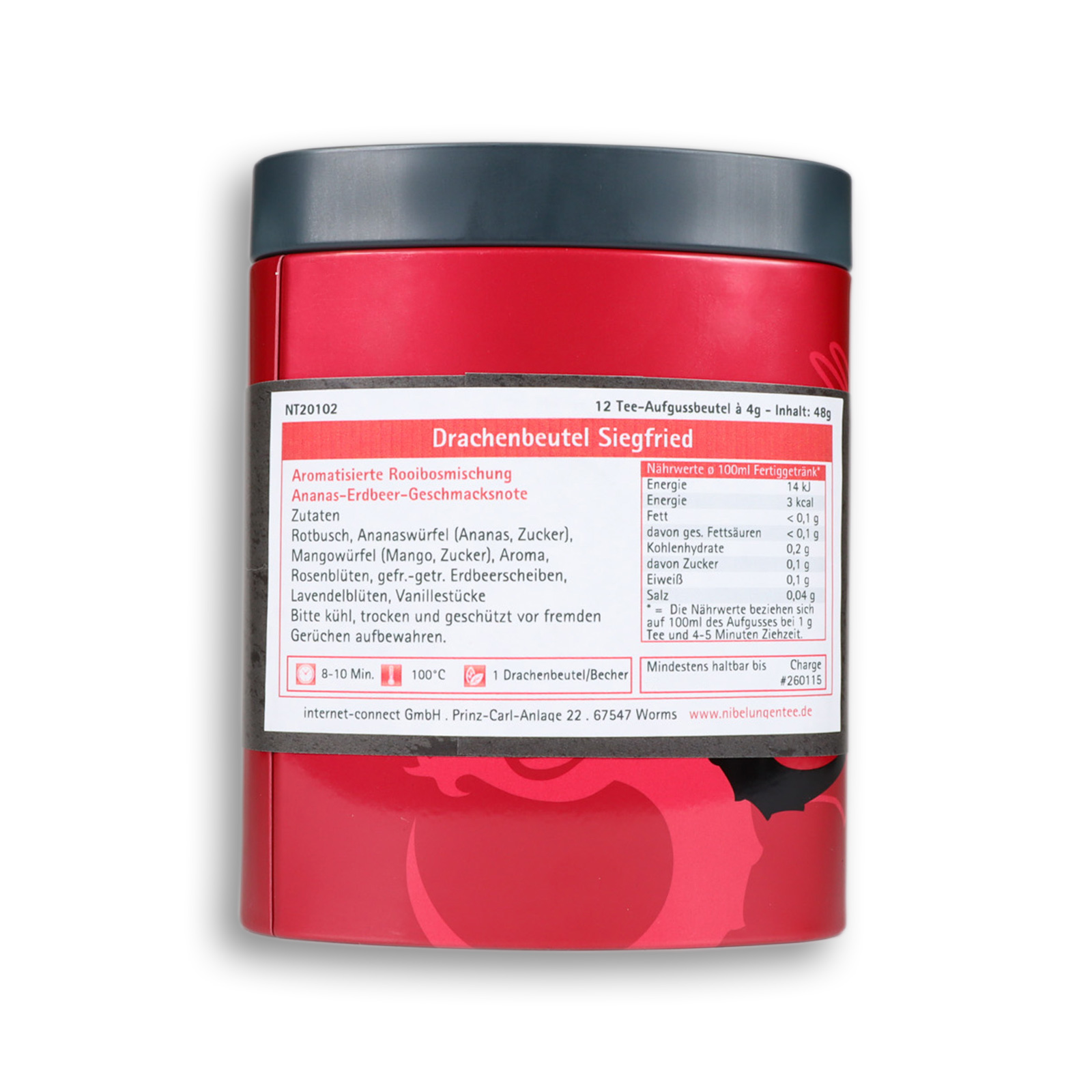 Drachenbeutel Siegfried Zutaten und Nährwerte