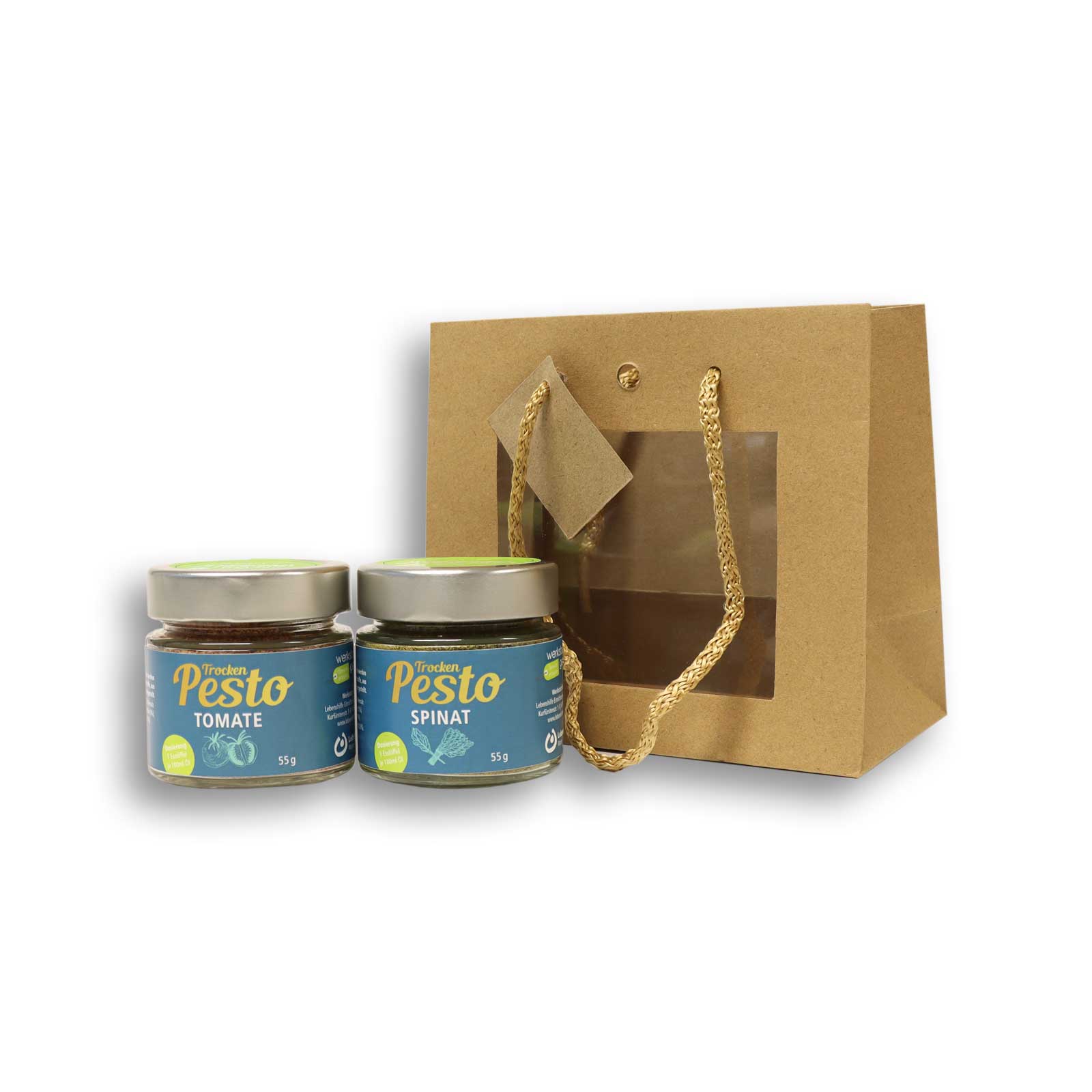 Pesto-Präsenttasche mit zwei Pestos