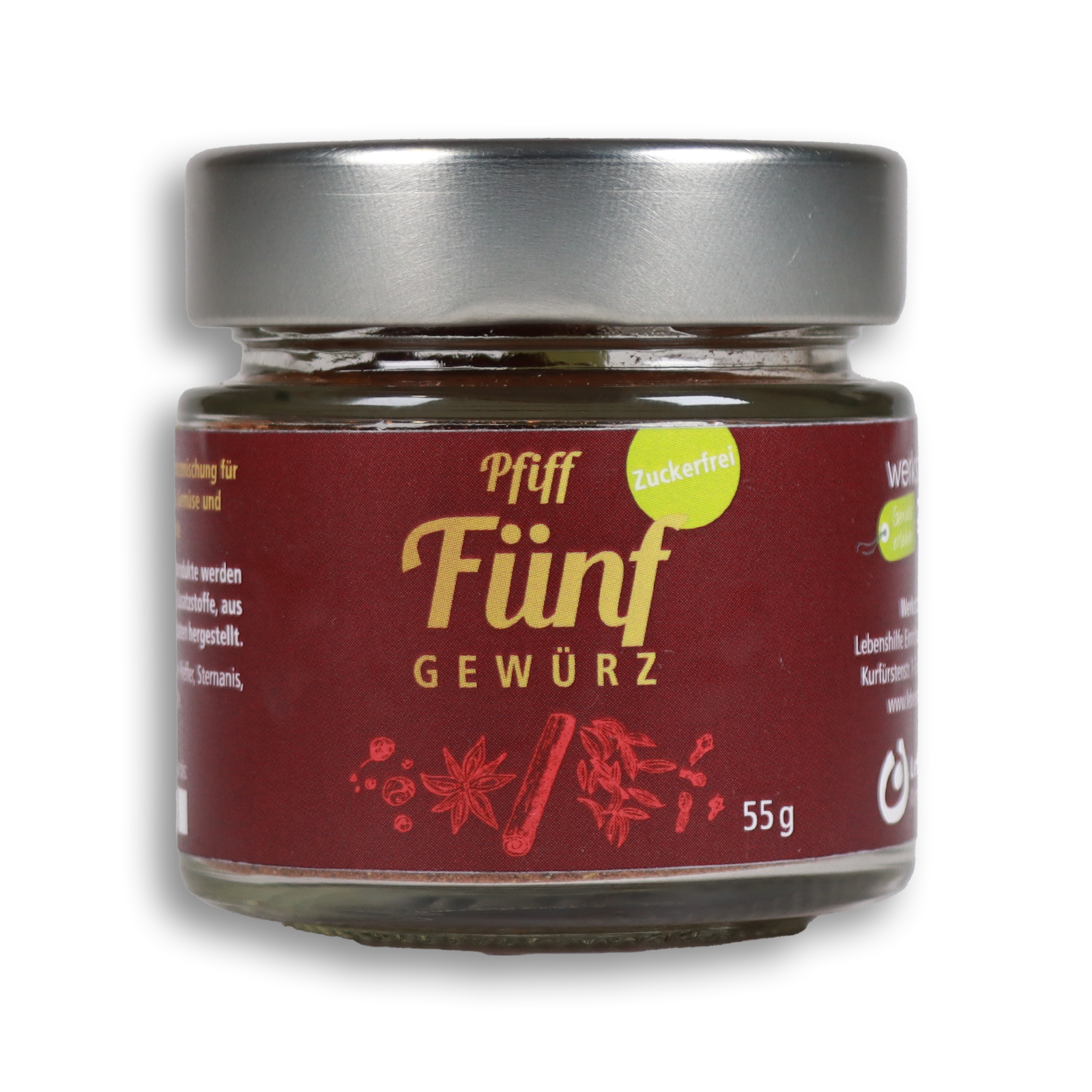 frontal Ansicht Fünfgewürz