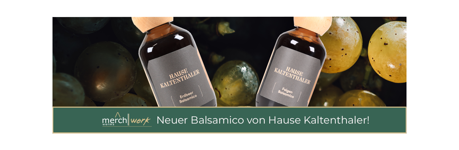 Feigen Balsamico und Erdbeer Balsamico