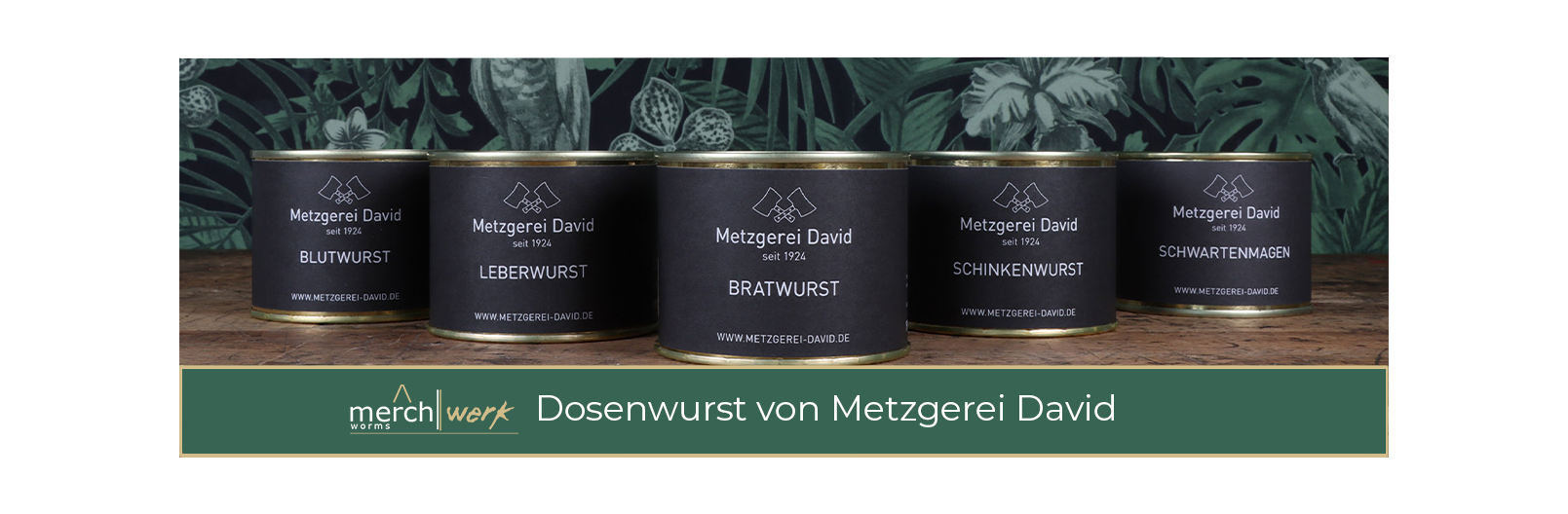 Dosenwurst von Metzgerei David