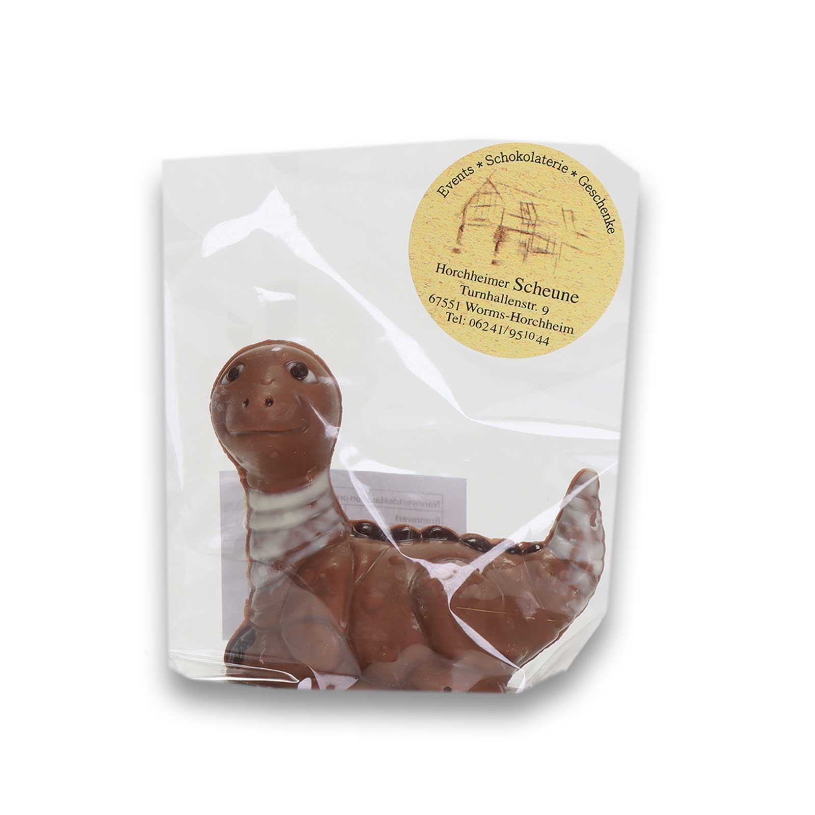 Der Drache klein in Vollmilch von der Schokolaterie Horchheimer Scheune
