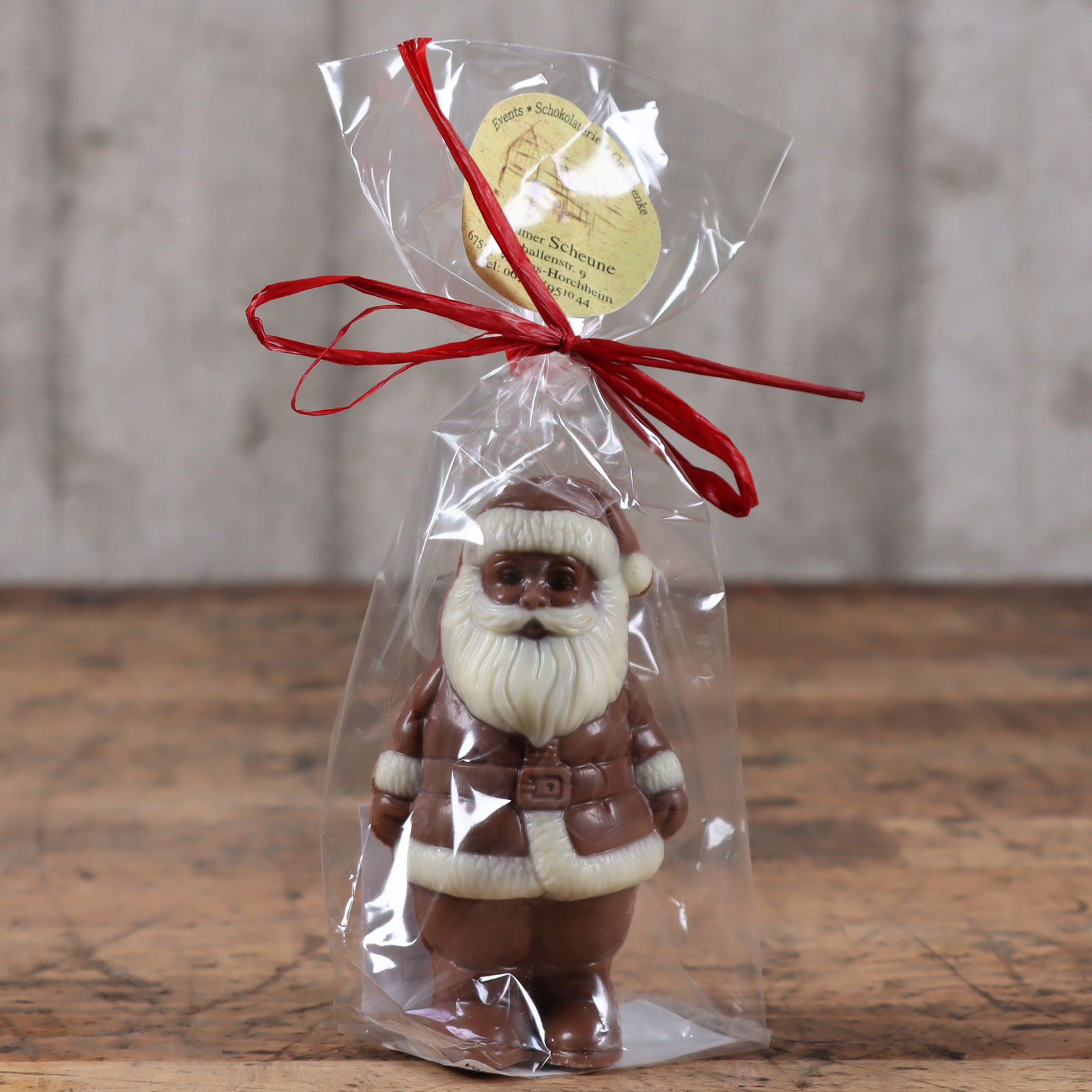 Der Weihnachtsmann aus der Horchheimer Scheune in Vollmilch Schokolade