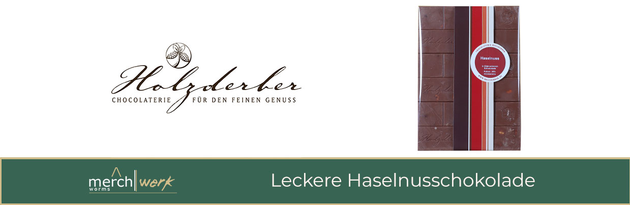 Leckere Haselnusschokolade